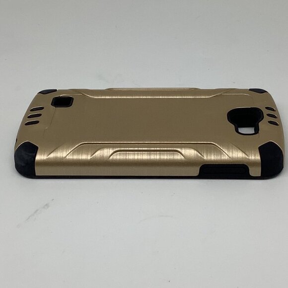 LG Spree Optimus Zone 3 VS425 K4 Shockproof Slim Combat Brushed Phone Case Gold - Picture 6 of 12